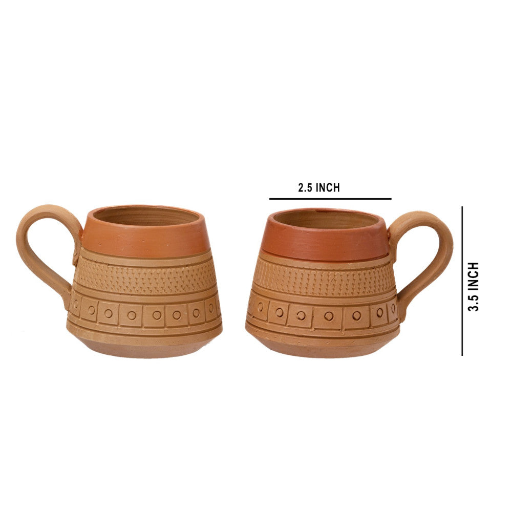 Microwave Safe Reusable Coffee Mug Set of 2 Piece Style 1