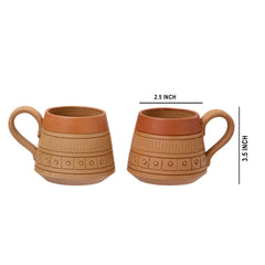 Microwave Safe Reusable Coffee Mug Set of 2 Piece Style 1