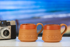 Microwave Safe Reusable Coffee Mug Set of 2 Piece Style 1