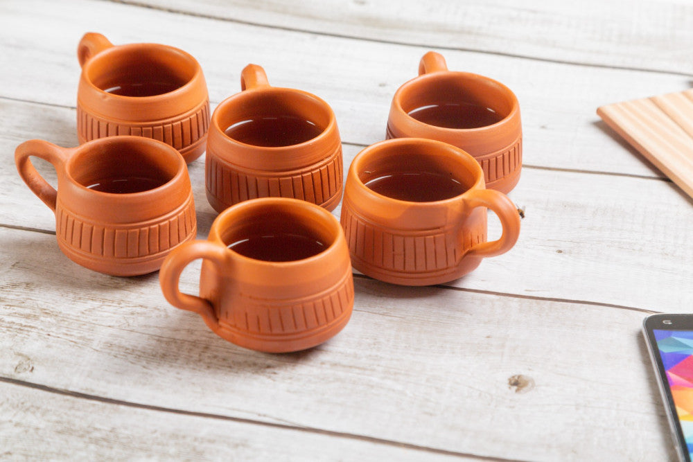 Microwave Safe Reusable Tea Cup 6 Piece Style 4