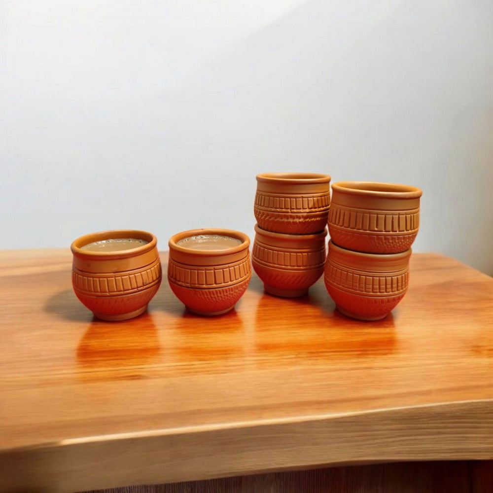 Microwave Safe Reusable Tea Cup 6 Piece Style 5