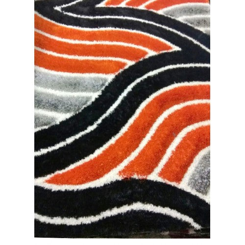 Mirzapur Handmade Dari Shaggy Woolen Carpet (4x6 Ft) By One Place Rugs Textiles