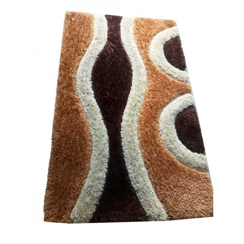 Mirzapur Handmade Dari Shaggy Woolen Carpet (4x6 Ft) By One Place Rugs Textiles