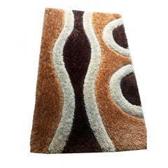 Mirzapur Handmade Dari Shaggy Woolen Carpet (4x6 Ft) By One Place Rugs Textiles