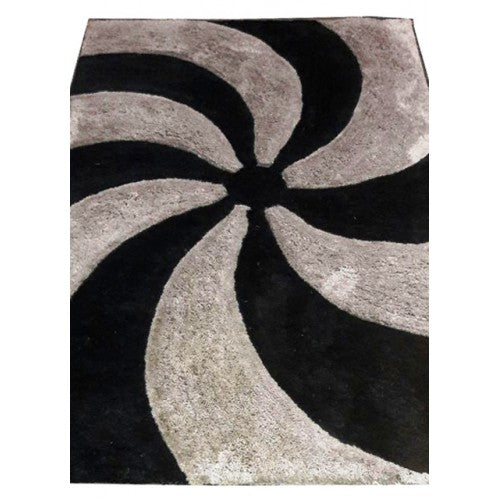 Mirzapur Handmade Dari Shaggy Woolen Carpet (4x6 Ft) By One Place Rugs Textiles