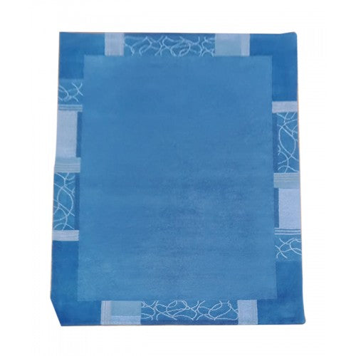 Classic Blue Colour Handmade Pure Wool Cotton Mirzapur Dari (5 x 8 Ft).