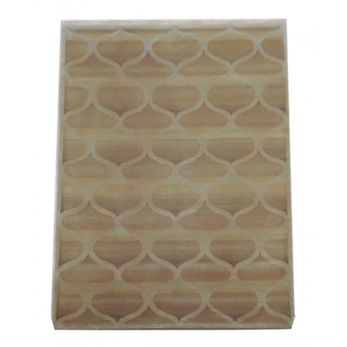 Classic Brown Colour Handmade Pure Wool Cotton Mirzapur Dari (5 x 8 Ft).