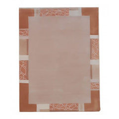 Latest Cream Handmade Pure Wool Cotton Mirzapur Dari (5 x 8 Ft).
