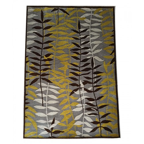 Attractive Handmade Flower Design Pure Wool Cotton Mirzapur Dari (5 x 8 Ft).