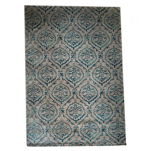 Traditional Hand Tufted Design Pure Wool Cotton Mirzapur Dari (5 x 8 Ft).