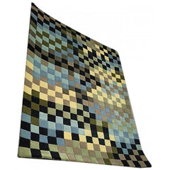 Classic Hand Tufted Multicolour Pure Wool Cotton Mirzapur Dari (5 x 8 Ft).