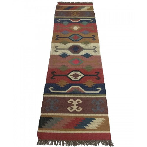 Hand Tufted Cotton Mirzapur Dari (8 X 5 Ft)