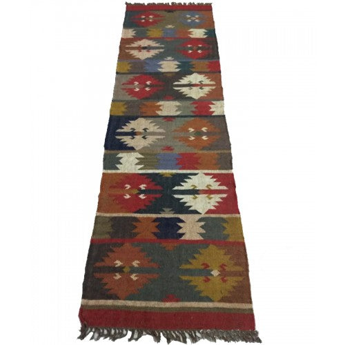 Hand Tufted Pure Cotton Mirzapur Dari (8 X 5 Ft)