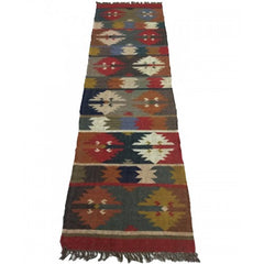 Hand Tufted Pure Cotton Mirzapur Dari (8 X 5 Ft)