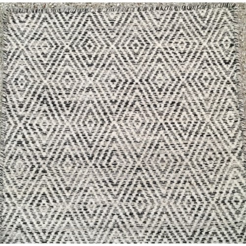 Designer Cream Color Mirzapur Handmade Wool Dari For Home