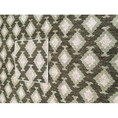 Wonderful Dark Brown Color Mirzapur Handmade Dari For Home