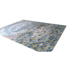 Traditional Handicraft Long Lasting Mirzapur Viscose Silk Dari Multicolour For Daily Use Purpose