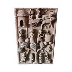 Molela Clay Work Working Village Sculpture