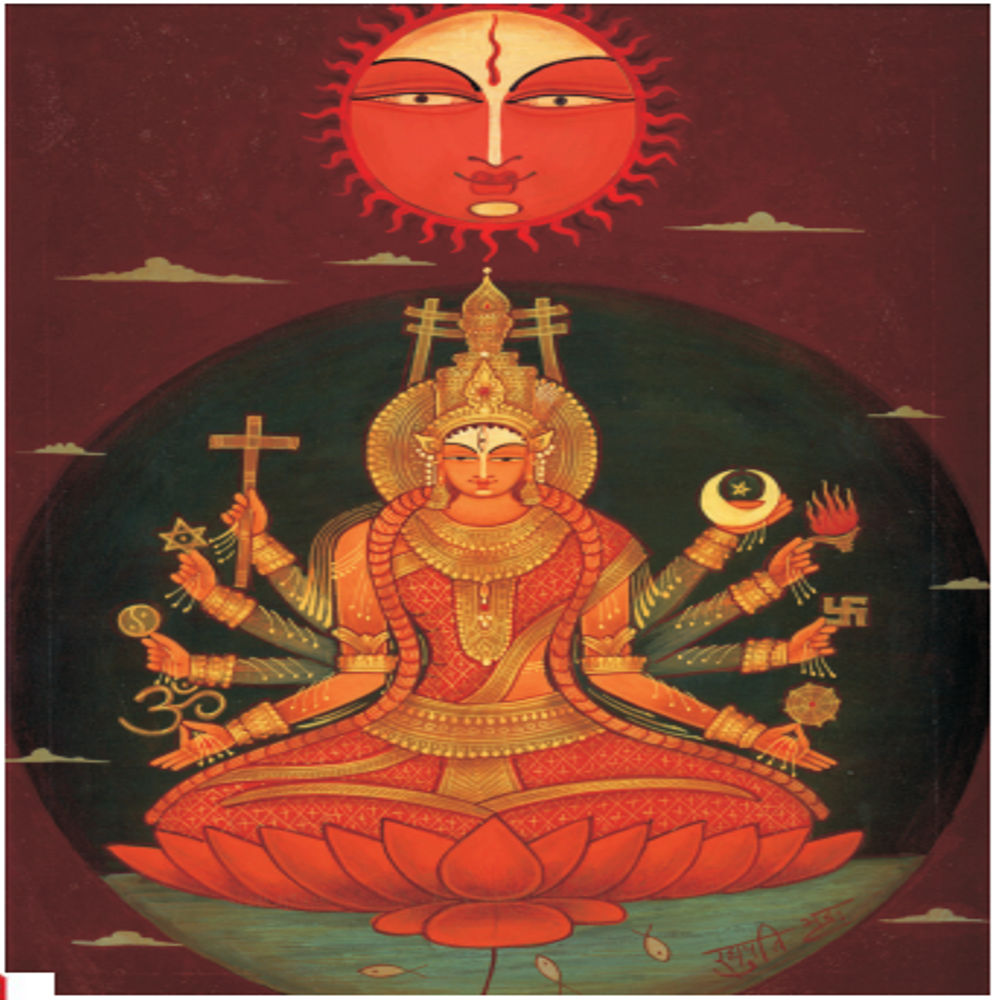 Mother Earth Indian Vedic Art