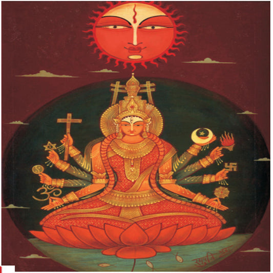 Mother Earth Indian Vedic Art