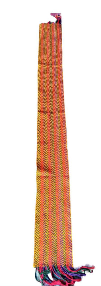 Multicolor Stole Kheta Embroidery