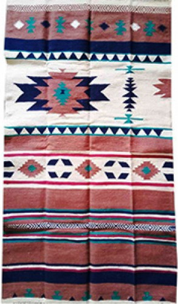 Multicolored Handmade Cotton Navalgund Durrie I
