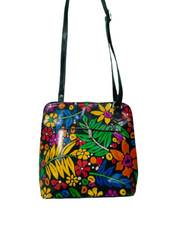 Multicolour Sling Floral Design Hand Bag