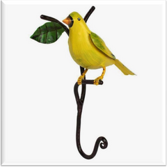 Multicolour Yellow Canary Bird Hook Art