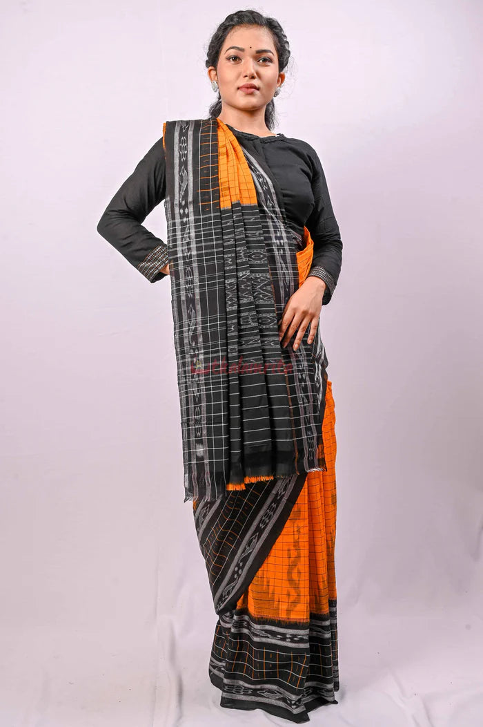 Mustard Black check Daali Scot