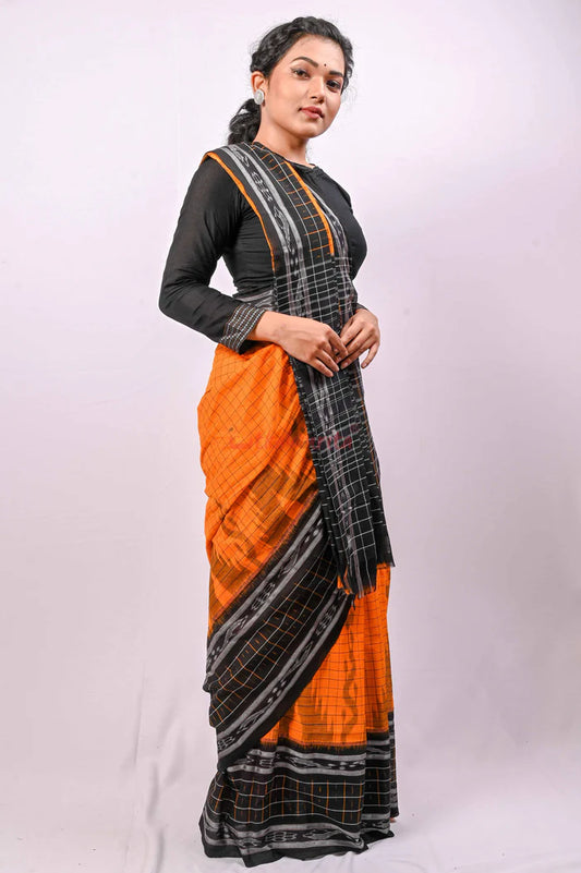 Mustard Black check Daali Scot