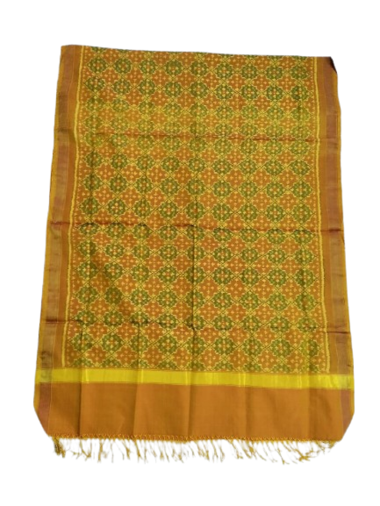 Mustard Yellow Colour Rajkot Patola Dupatta