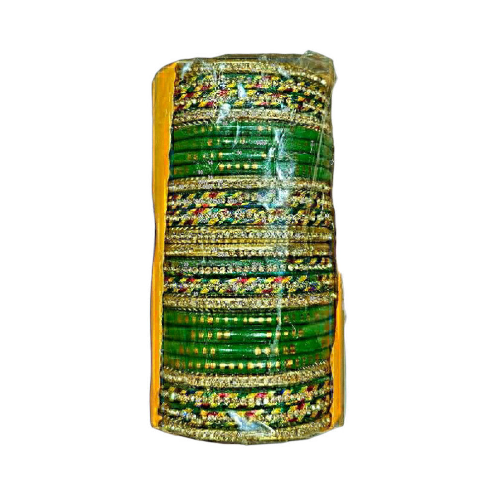 Muzaffarpur Fancy Green Lac Bangles