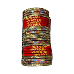 Muzaffarpur Fancy Multi Lac Bangles Set