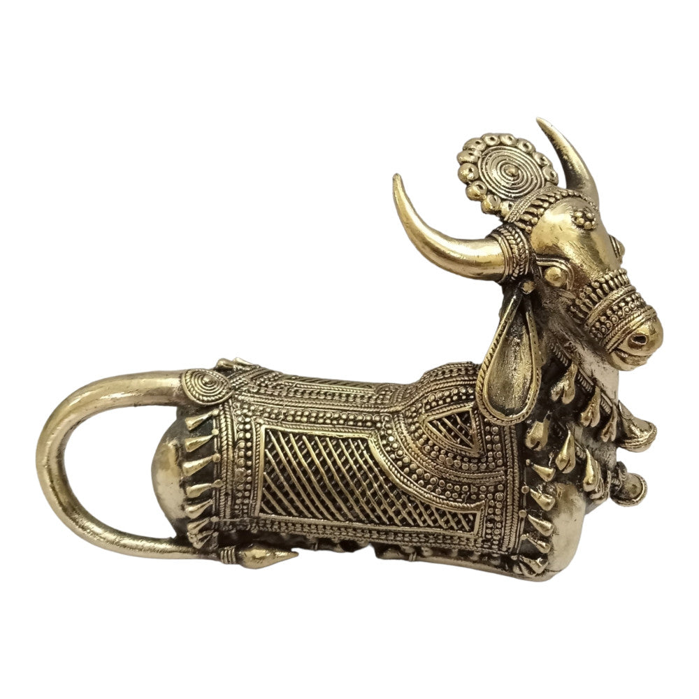 Nandi Seated Metal Craft Style 9