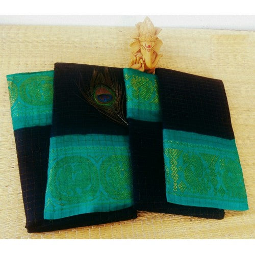 Designer Cotton Narayanpet Handloom Sarees with Stylish Border Work for Women