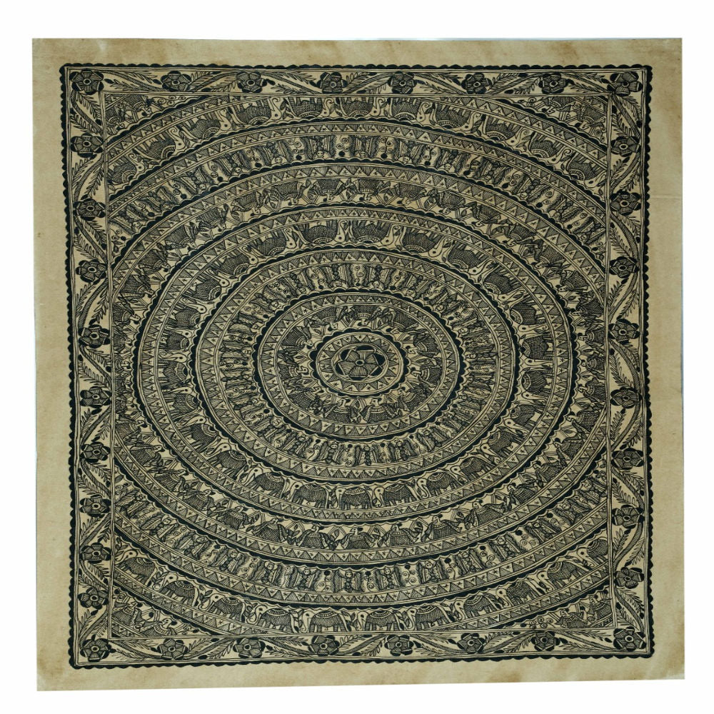 Natural Harmony Madhubani Painting