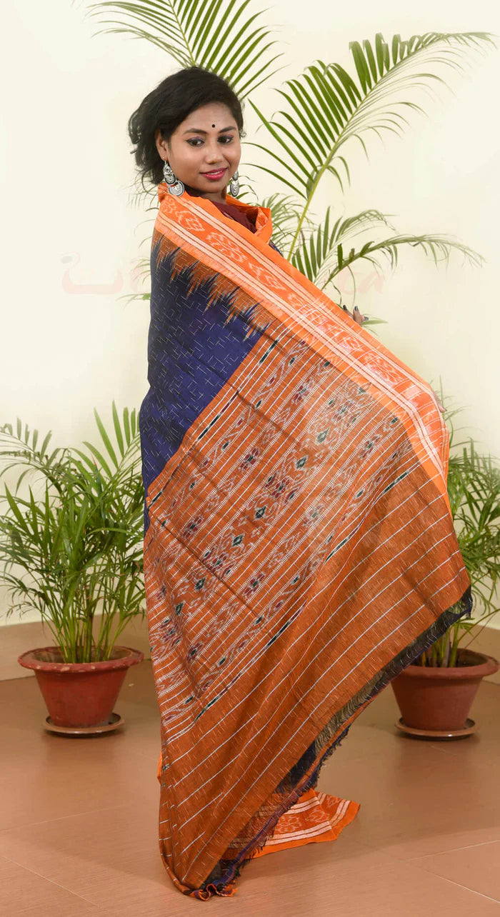 Navy Blue Orange Jharana