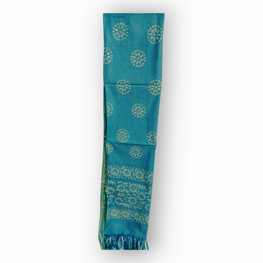 Nawada Handloom Printed Blue Dopatta
