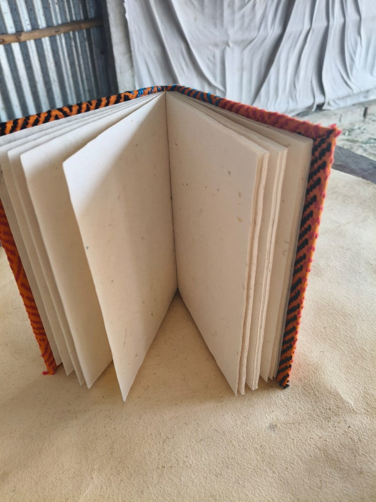 Notebook Diary Beautiful Black And Blue Kheta Embroidery