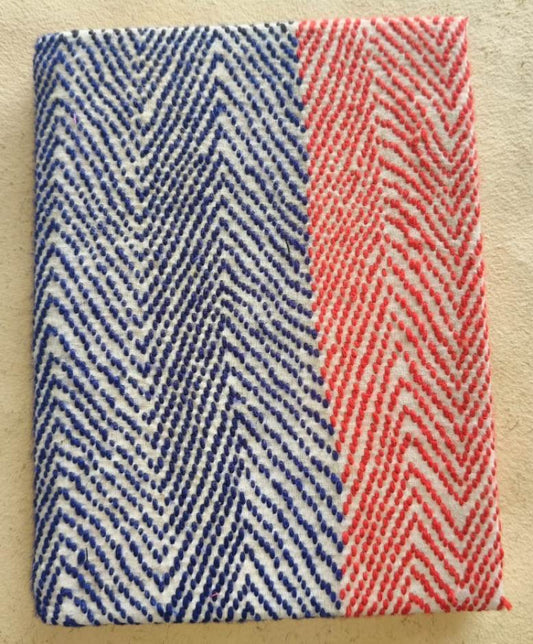 Notebook Diary Beautiful Orange And Blue Kheta Embroidery