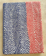 Notebook Diary Beautiful Orange And Blue Kheta Embroidery