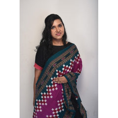 Orissa Ikat Handloom Cotton Multicolor Dupatta For Women