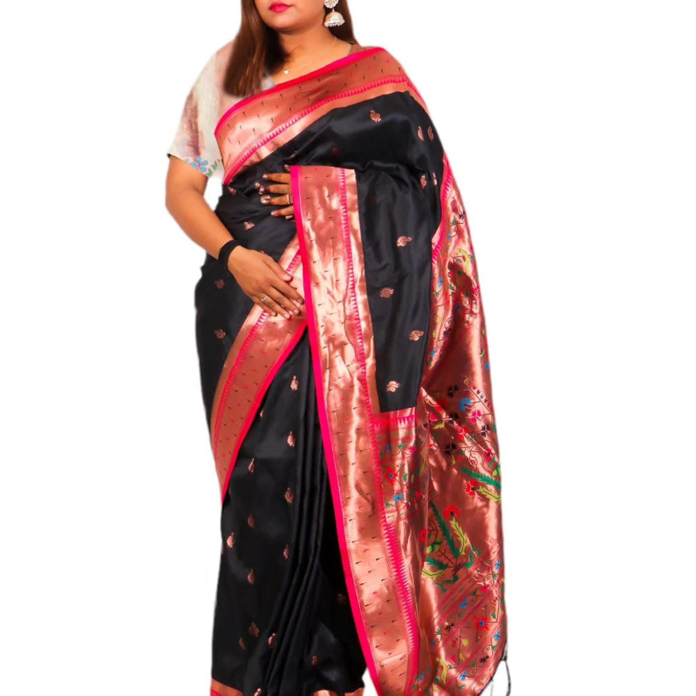 Paithani Saree Black Colour
