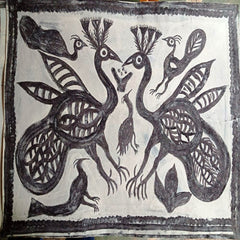 Peacock Theme Khovar Colourful Painting