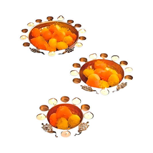 Peacock Urli Set of 3