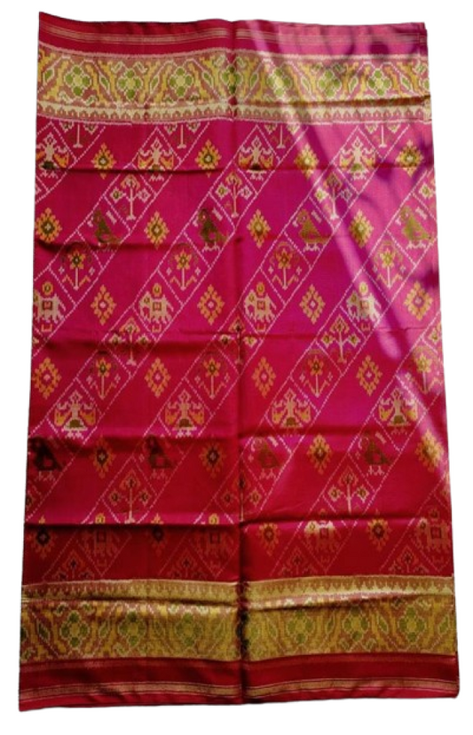 Pink Colour Rajkot Patola Saree