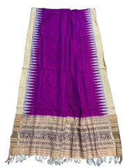 Pink Tussar Dupatta