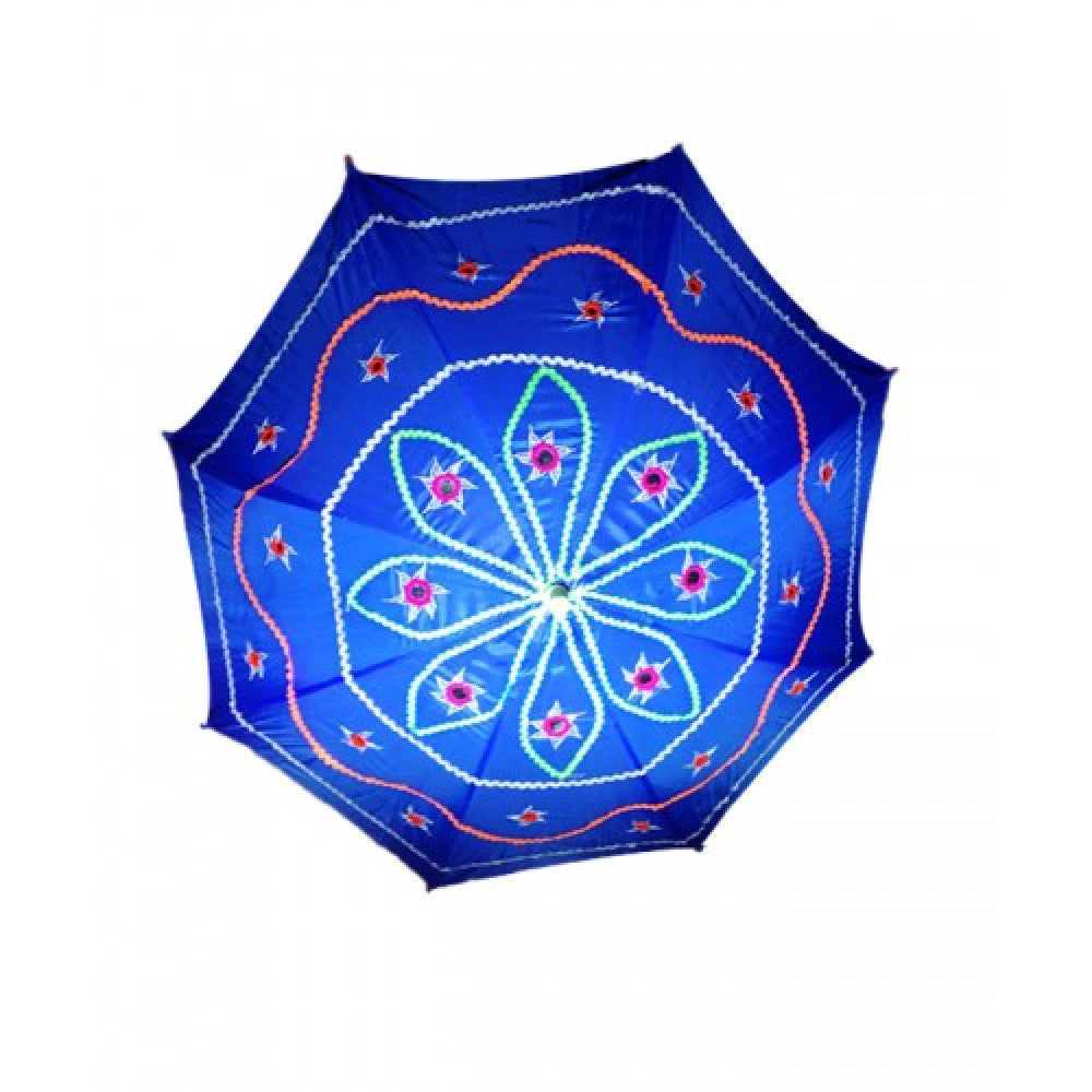 Handmade Pipli Traditional Applique Work Royal Blue Color