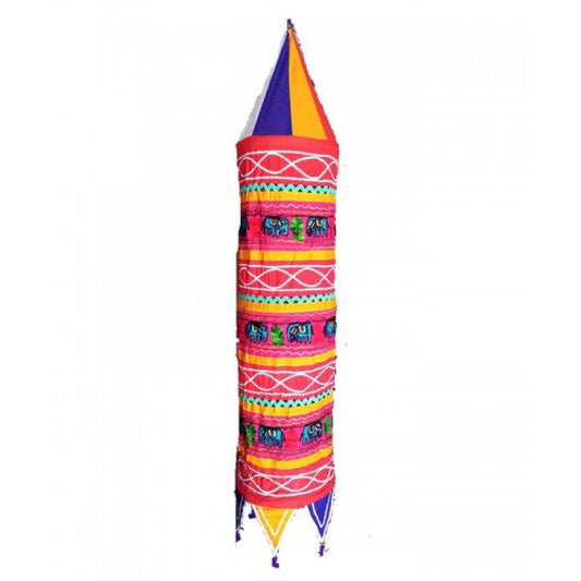 Beautiful Handmade Lapm Shade Pipli Traditional Applique Stark Work