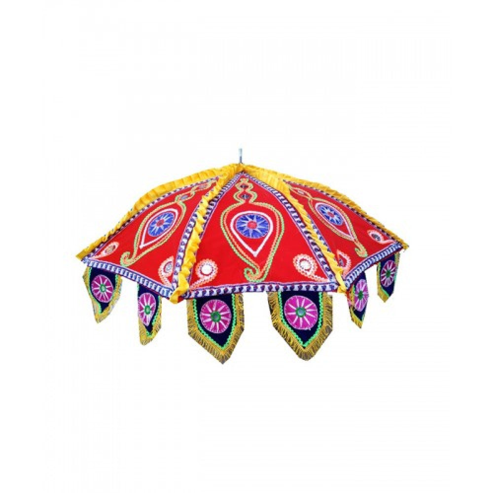 Beautiful Handmade Royal Umbrella Pipli Traditional Applique Work